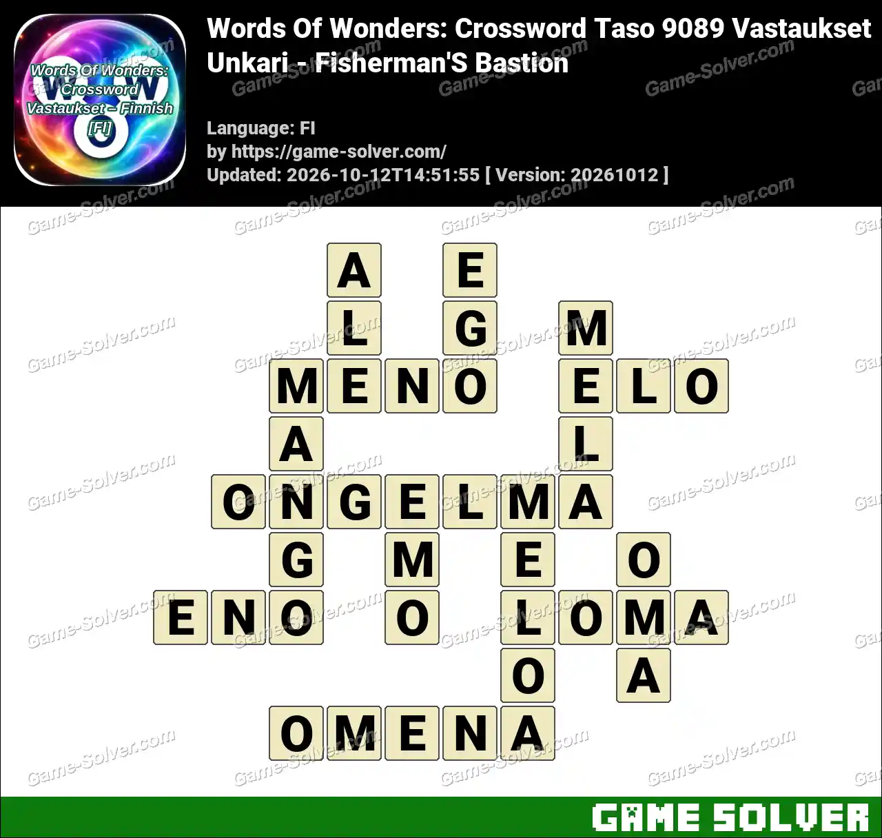 Words Of Wonders: Crossword Taso 9089 Vastaukset – Unkari – Fisherman’S Bastion